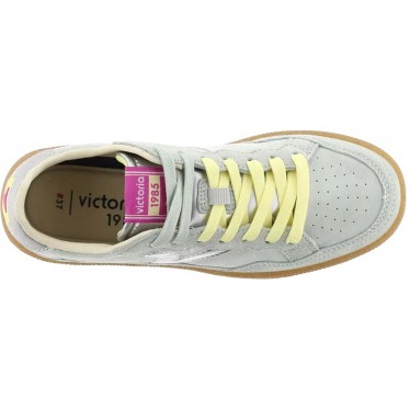 Deportiva para mujer Victoria 8806107 Smash Suede MENTA