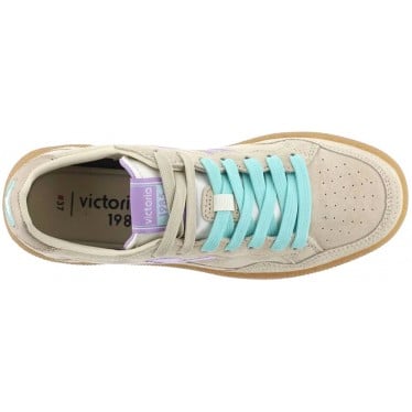 Deportiva para mujer Victoria 8806107 Smash Suede BEIGE