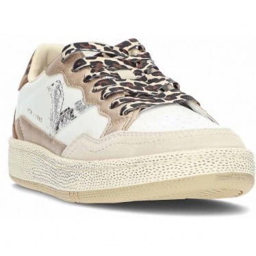 Zapatillas de piel VICTORIA Smash Animal Mix 8806109 BEIGE