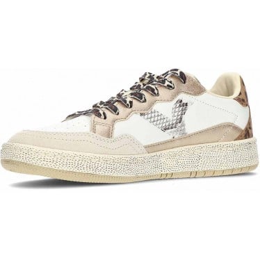 Zapatillas de piel VICTORIA Smash Animal Mix 8806109 BEIGE
