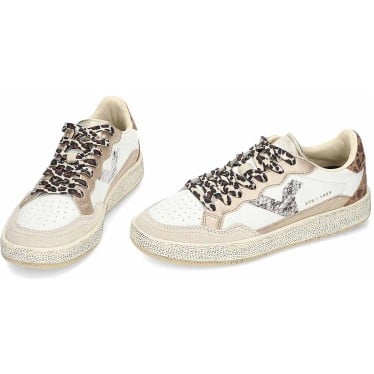 Zapatillas de piel VICTORIA Smash Animal Mix 8806109 BEIGE