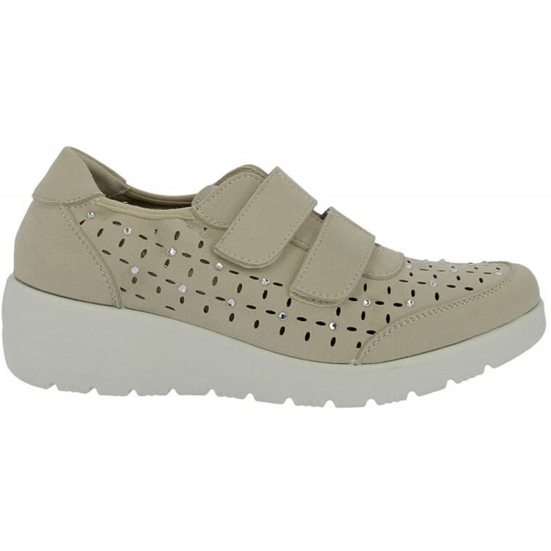 Deportivas para mujer Doctor Cutillas 40201 PLATINO