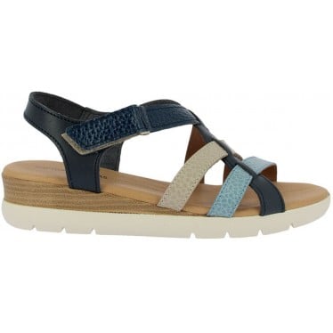 Sandalias de mujer Doctor Cutillas 37853 Autoadherente MARINO