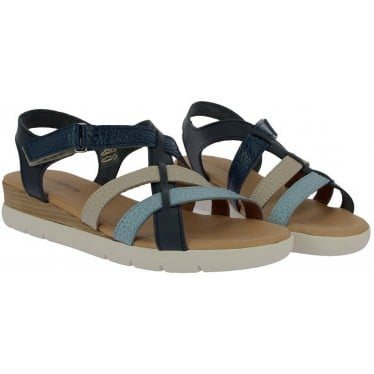 Sandalias de mujer Doctor Cutillas 37853 Autoadherente MARINO