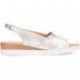 Sandalias de mujer DOCTOR CUTILLAS 37850 PLATINO