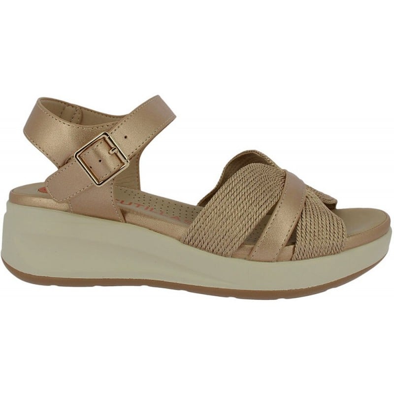 Sandalias de mujer Doctor Cutillas 31617 Tiras BRONCE