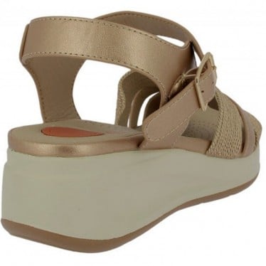 Sandalias de mujer Doctor Cutillas 31617 Tiras BRONCE