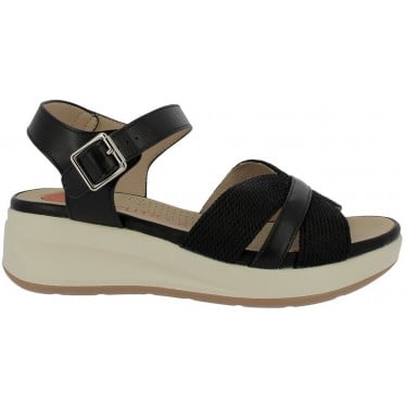 Sandalias de mujer Doctor Cutillas 31617 Tiras NEGRO