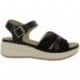 Sandalias de mujer Doctor Cutillas 31617 Tiras NEGRO
