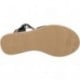 Sandalias de mujer Doctor Cutillas 31617 Tiras NEGRO