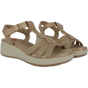 Sandalias de mujer Doctor Cutillas 31616 Trenzado BRONCE