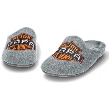 Pantuflas Garzón 8359 Picos GRIS_OSC
