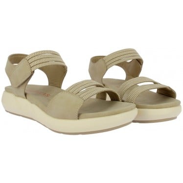 Sandalias de mujer Doctor Cutillas 31408 Elásticos BEIG