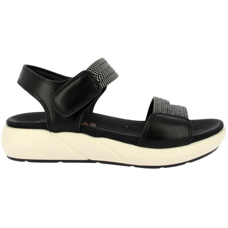 Sandalias de mujer Doctor Cutillas 31408 Elásticos NEGRO