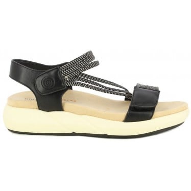 Sandalias Doctor Cutillas 31404 Autoadherente NEGRO