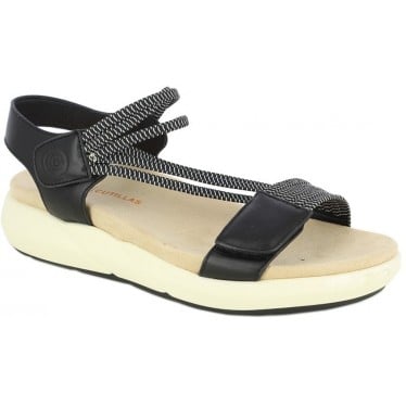 Sandalias Doctor Cutillas 31404 Autoadherente NEGRO