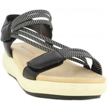 Sandalias Doctor Cutillas 31404 Autoadherente NEGRO