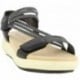 Sandalias Doctor Cutillas 31404 Autoadherente NEGRO