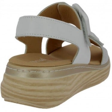 Sandalias de mujer Doctor Cutillas 46019 Autoadherentes BLANCO
