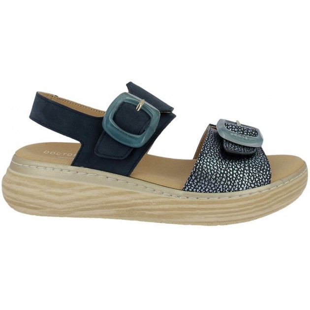 Sandalias de mujer Doctor Cutillas 46019 Autoadherentes MARINO Sandalias de mujer Doctor Cutillas 46019 Autoadherentes MARINO