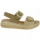 Sandalias de mujer Doctor Cutillas 46019 Autoadherentes TAUPE