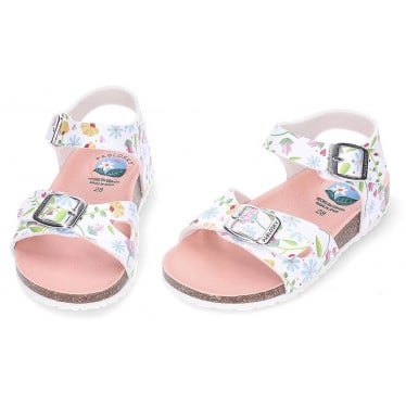Sandalias de niña PABLOSKY Bio 439604 BLANCO_FANTASIA