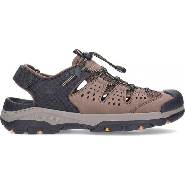 Sandalia para hombre SKECHERS Tresmen Menard 205113 BROWN_BLACK Sandalia para hombre SKECHERS Tresmen Menard 205113 BROWN_BLACK