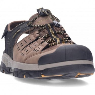 Sandalia para hombre SKECHERS Tresmen Menard 205113 BROWN_BLACK