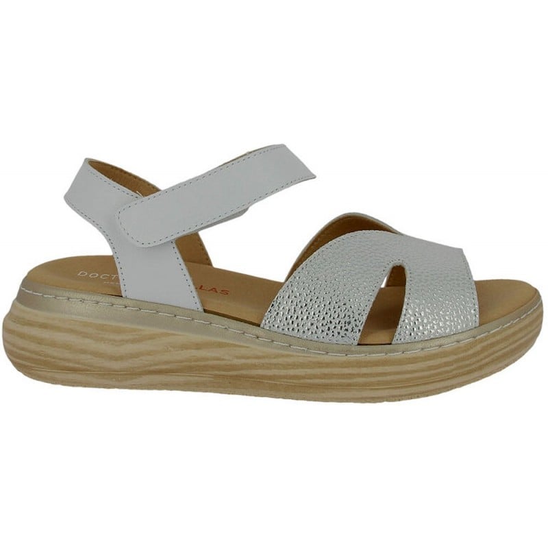 Sandalias de mujer Doctor Cutillas 46018 BLANCO