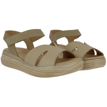 Sandalias de mujer Doctor Cutillas 46018 TAUPE