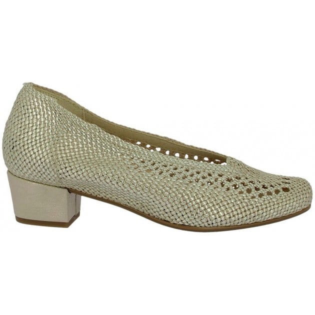 Zapatos de salon Doctor Cutillas 81254 Trenzado PLATINO Zapatos de salon Doctor Cutillas 81254 Trenzado PLATINO