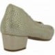 Zapatos de salon Doctor Cutillas 81254 Trenzado PLATINO