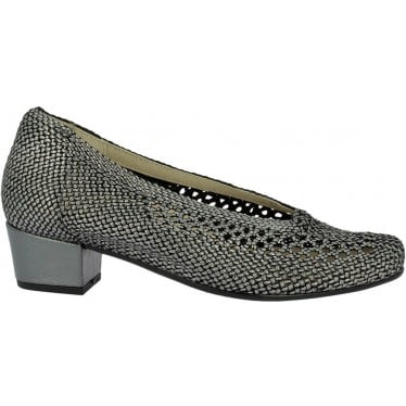 Zapatos de salon Doctor Cutillas 81254 Trenzado ACERO