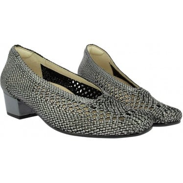 Zapatos de salon Doctor Cutillas 81254 Trenzado ACERO