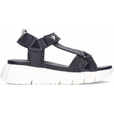 Sandalias de mujer CETTI C-1316 V25 NATURE_NEGRO