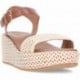 Sandalias con cuña FITFLOP Plattforms Woven Wedge JG1 TAN_IVORY