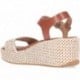 Sandalias con cuña FITFLOP Plattforms Woven Wedge JG1 TAN_IVORY