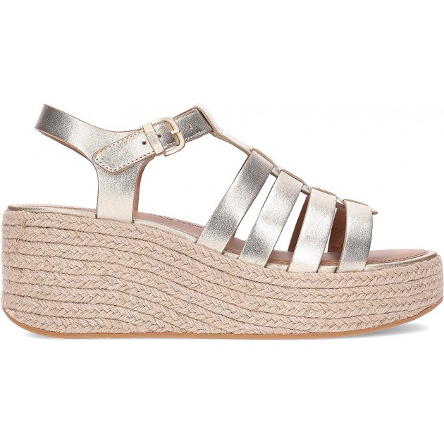 Sandalias para mujer FITFLOP Platfforms Espadrille JF5 PLATINO Sandalias para mujer FITFLOP Platfforms Espadrille JF5 PLATINO