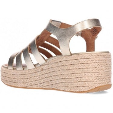 Sandalias para mujer FITFLOP Platfforms Espadrille JF5 PLATINO