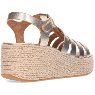 Sandalias para mujer FITFLOP Platfforms Espadrille JF5 PLATINO