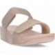 Sandalias FitFlop FZ9 Lulu Adjustable Shimmerlux Slides LATTE_BEIGE
