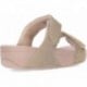 Sandalias FitFlop FZ9 Lulu Adjustable Shimmerlux Slides LATTE_BEIGE