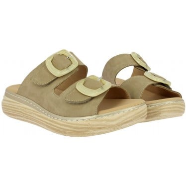 Sandalias para mujer Doctor Cutillas 46020 Autoadherente TAUPE