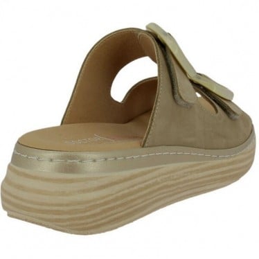 Sandalias para mujer Doctor Cutillas 46020 Autoadherente TAUPE