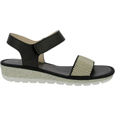 Sandalias para mujer Doctor Cutillas 35329 Autoadherente NEGRO