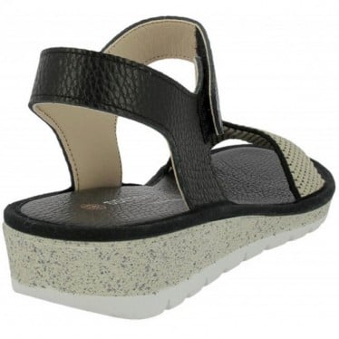 Sandalias para mujer Doctor Cutillas 35329 Autoadherente NEGRO
