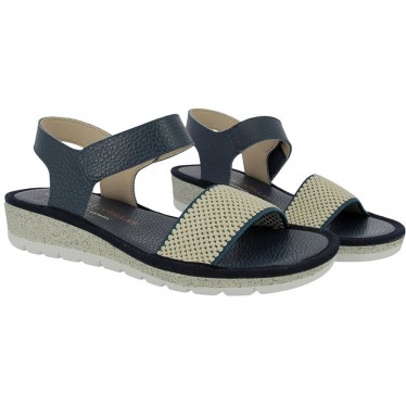 Sandalias para mujer Doctor Cutillas 35329 Autoadherente MARINO