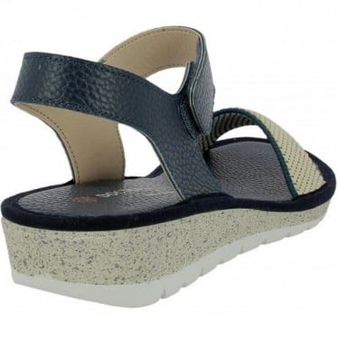 Sandalias para mujer Doctor Cutillas 35329 Autoadherente MARINO