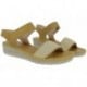 Sandalias para mujer Doctor Cutillas 35329 Autoadherente MOSTAZA