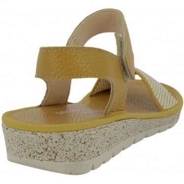 Sandalias para mujer Doctor Cutillas 35329 Autoadherente MOSTAZA